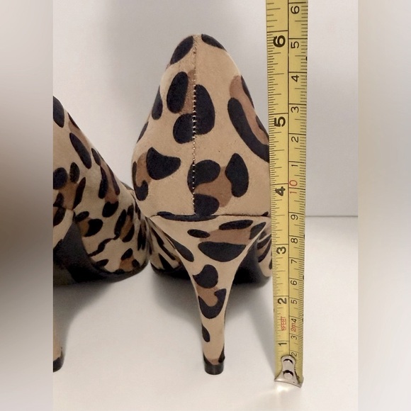 Fergalicious Leopard Print Stiletto Heels - Size 6 - Picture 11 of 11
